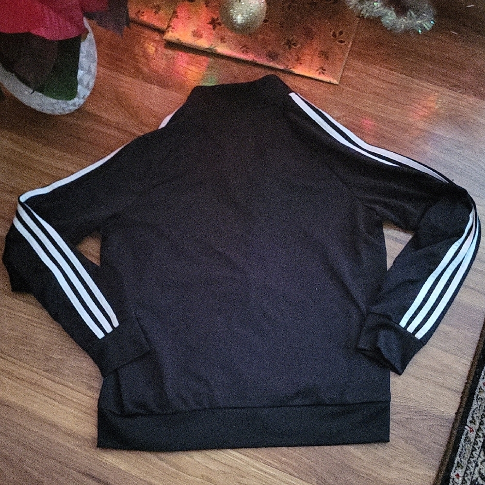 Adidas Black and White Track Jacket - Picture 4 of 9